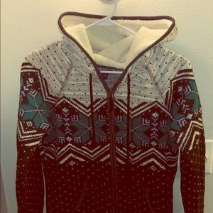 American eagle Sherpa lined hoodie